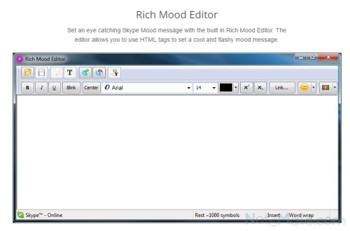Rich mood editor